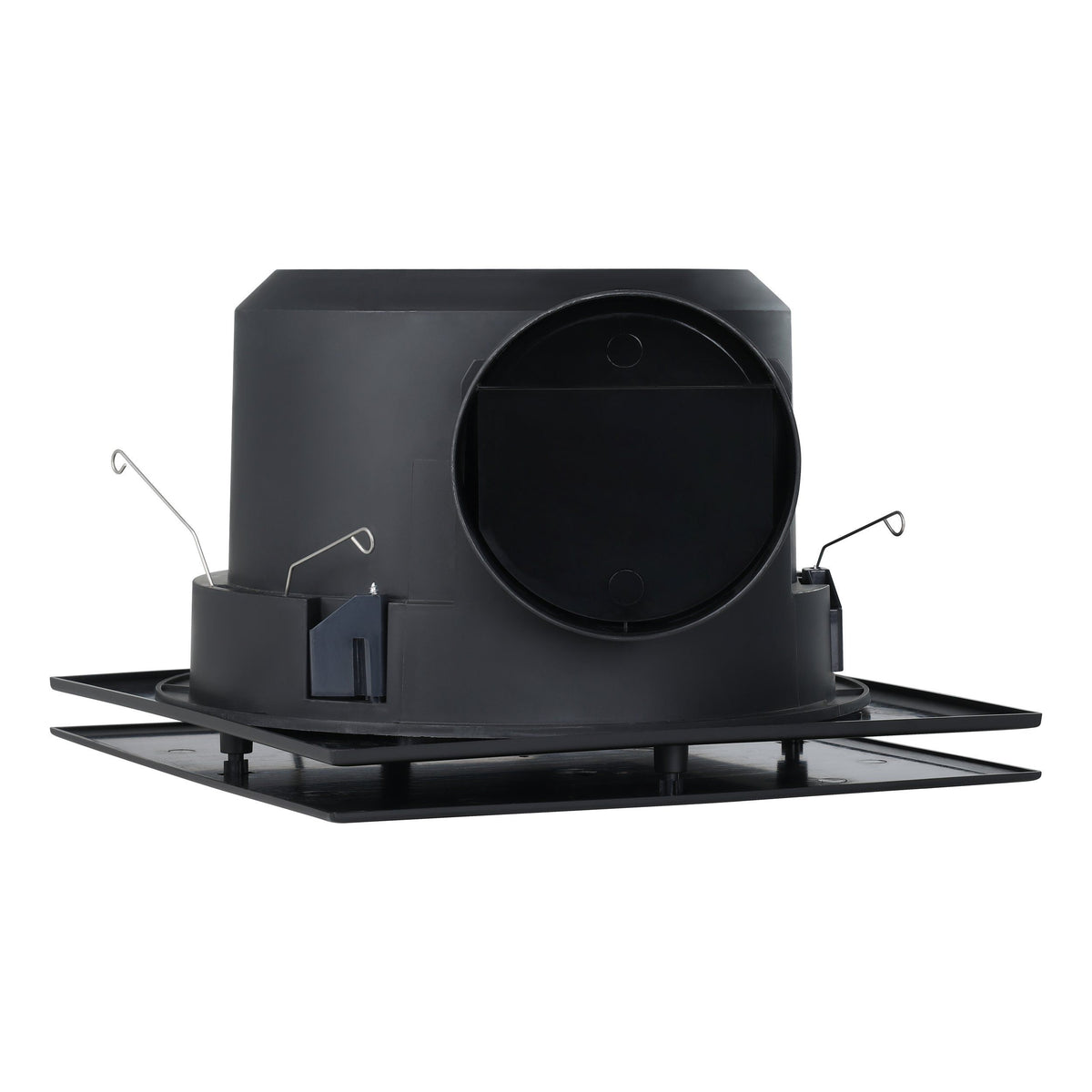 Samba Black Square Bathroom Exhaust Fan