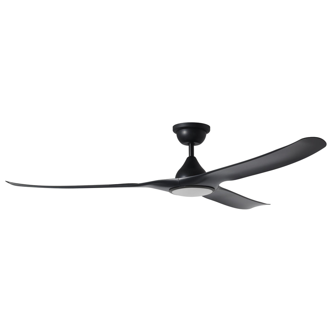 Tahiti 72"/1830mm 3 Blade Black with LED Light DC Motor ABS Ceiling Fan