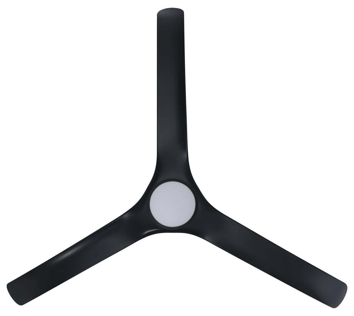 Tahiti 72"/1830mm 3 Blade Black with LED Light DC Motor ABS Ceiling Fan