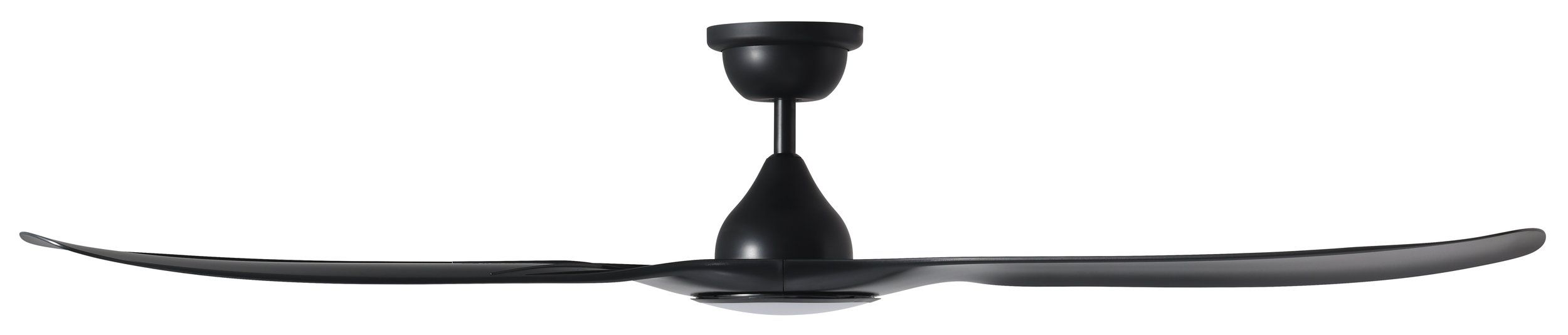 Tahiti 72"/1830mm 3 Blade Black with LED Light DC Motor ABS Ceiling Fan