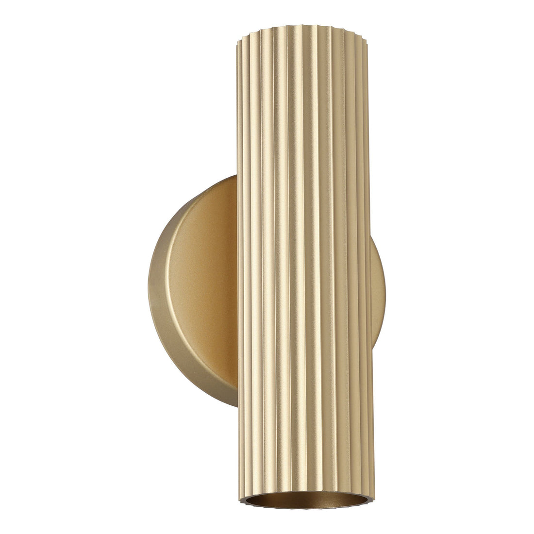 Portillo 2 Light Brass Indoor Up and Down Contemporary Wall Light