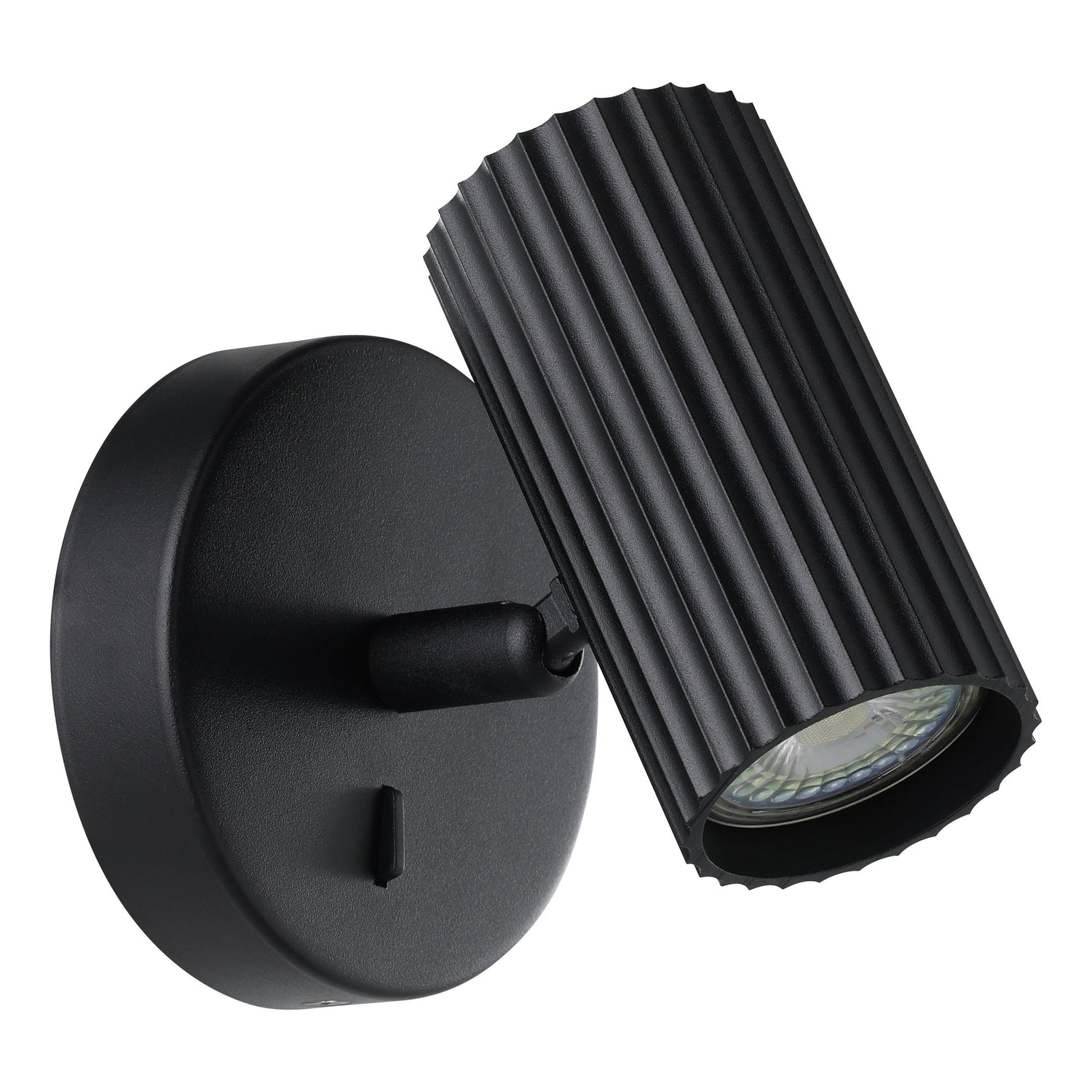 Portillo 1 Light Black Indoor Spot Light Contemporary Wall Light