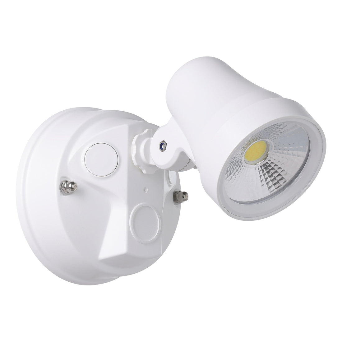 Coastguard 1 Light White Tri-Colour Exterior Security Spot Light