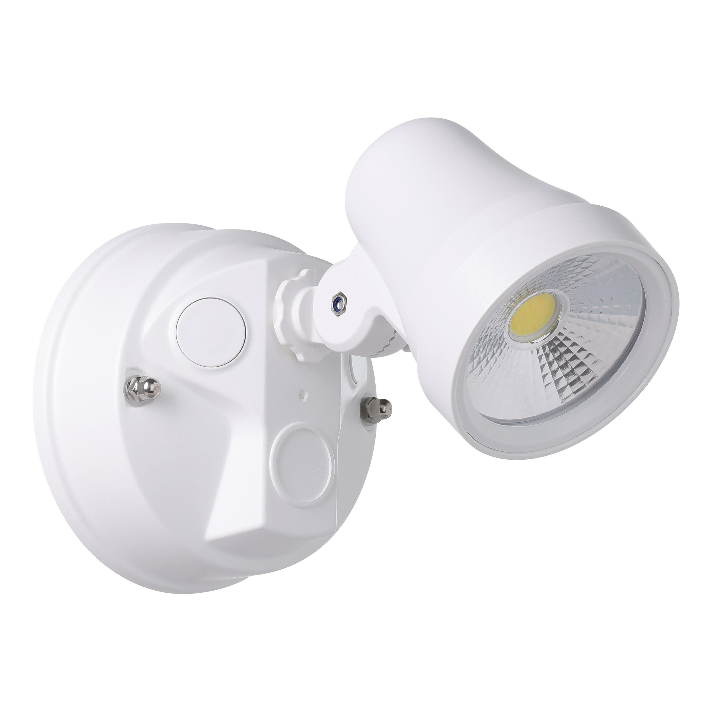 Coastguard 1 Light White Tri-Colour Exterior Security Spot Light