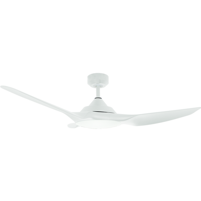 Raven RWS 52"/1160mm 3 Blade White DC Motor Ceiling Fan