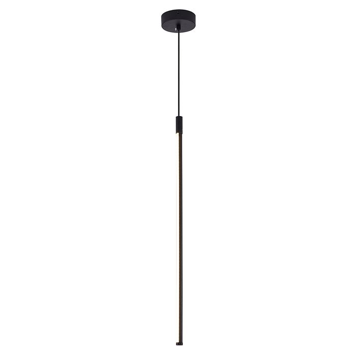 Centric 1 Light Black 3000k Contemporary Pendant