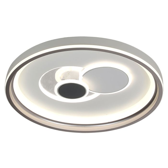 King Round 60w LED Tri-Colour Modern Oyster