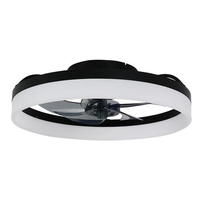 Tron 18&quot;/46cm Black with LED Enclosed DC Motor Ceiling Fan