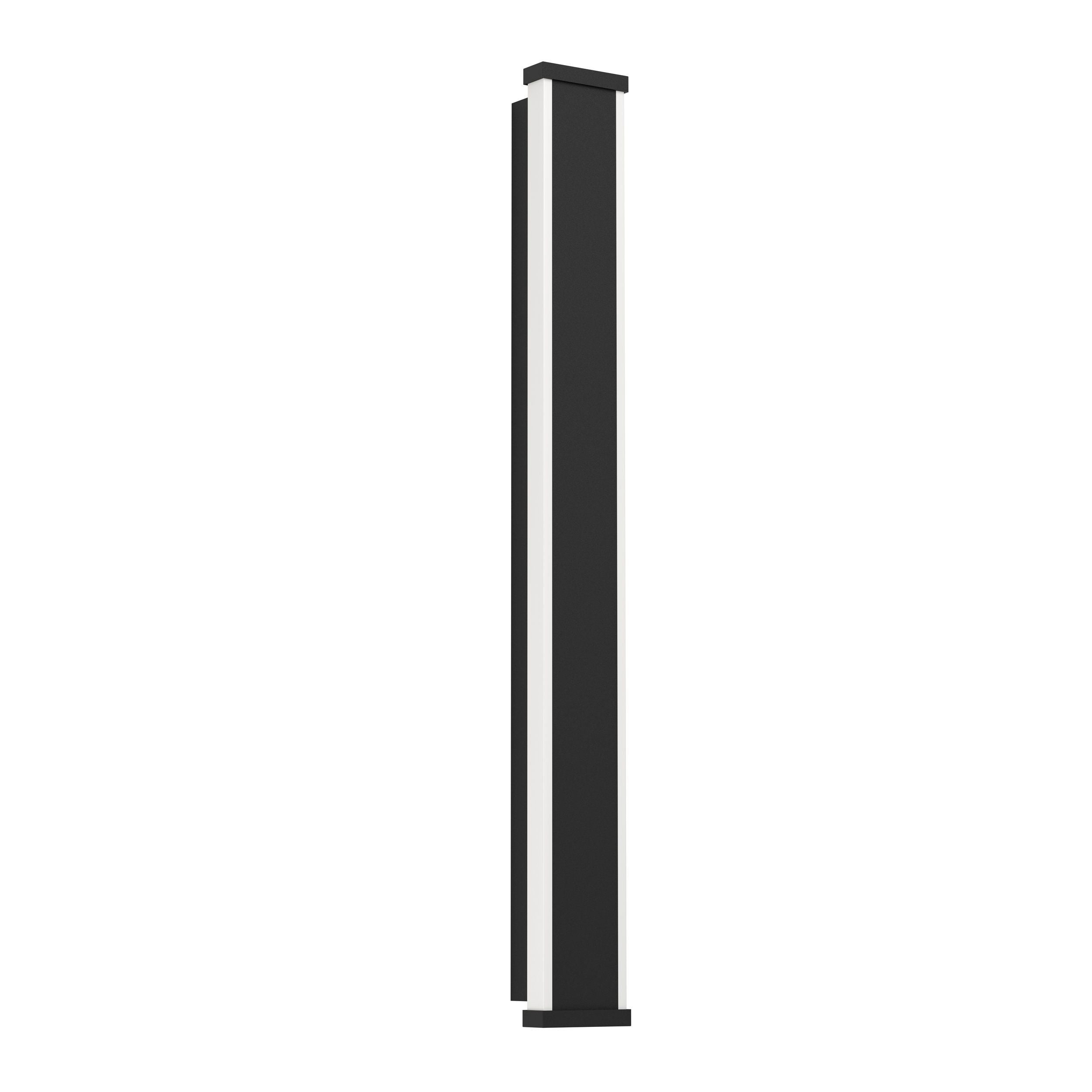Neviano 58cm Black Contemporary Tri-Colour LED Outdoor Wall Light