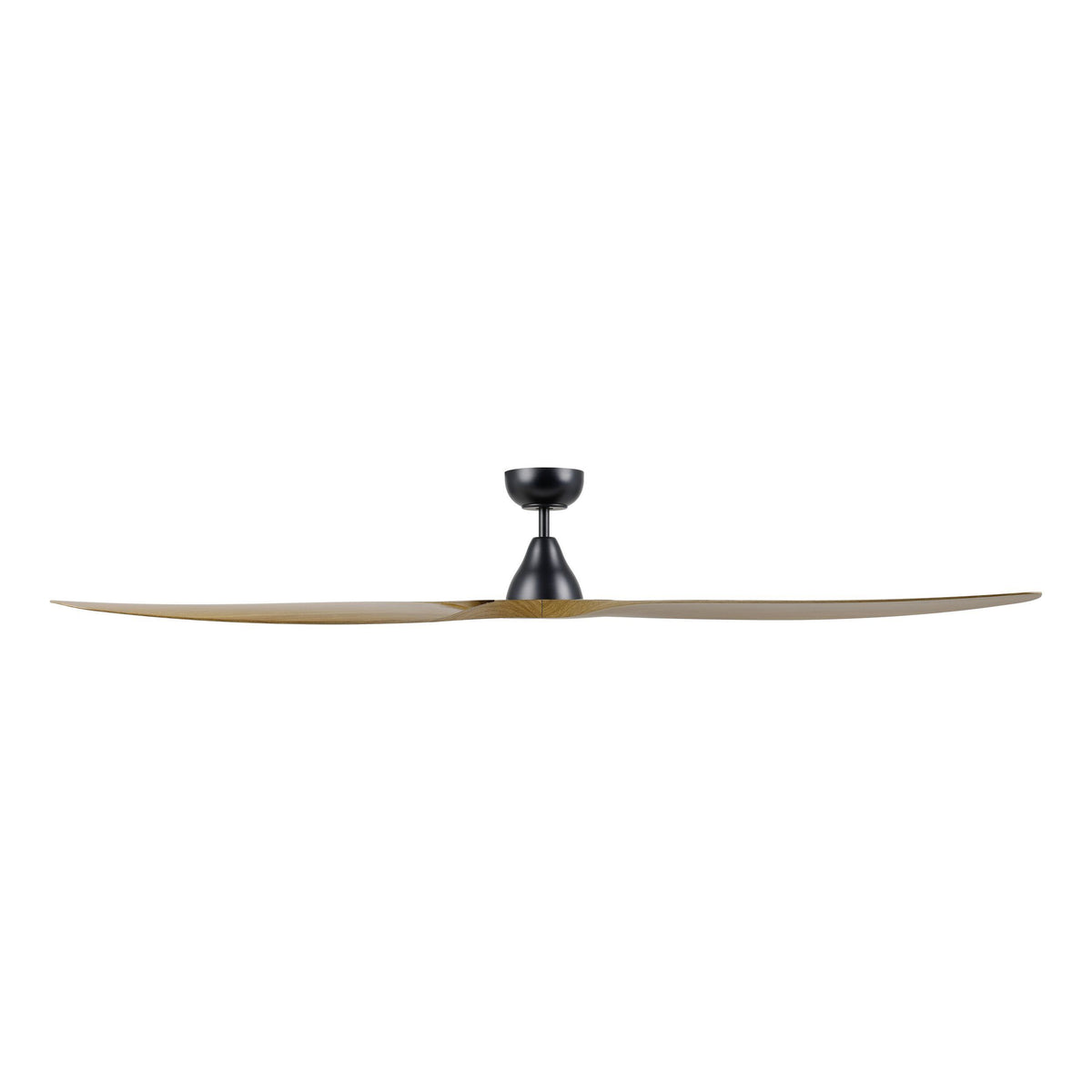 Surf 72"/1829mm 3 Blade Black with Teak DC Motor ABS Ceiling Fan