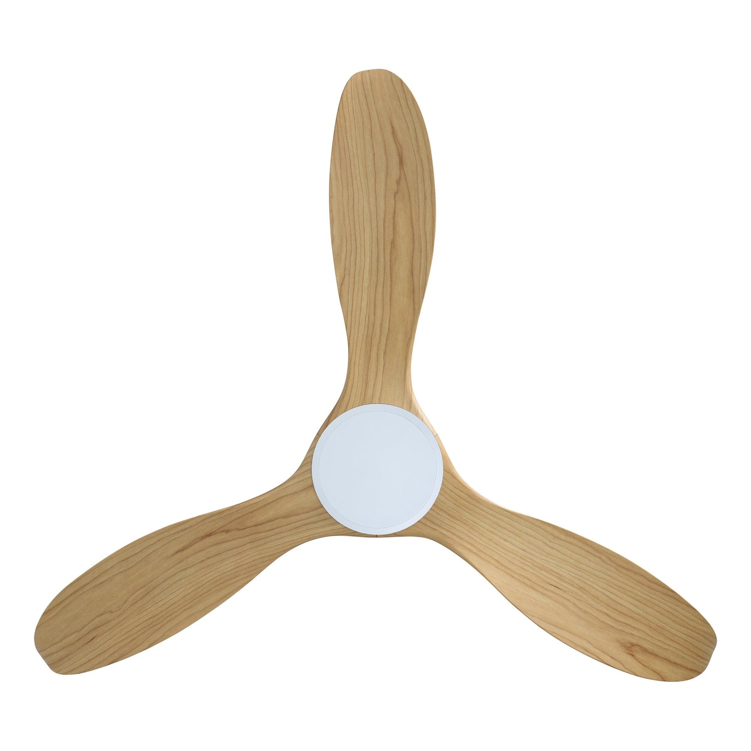 Noosa 52&quot;/132cm Blackbutt and White DC Motor Ceiling Fan
