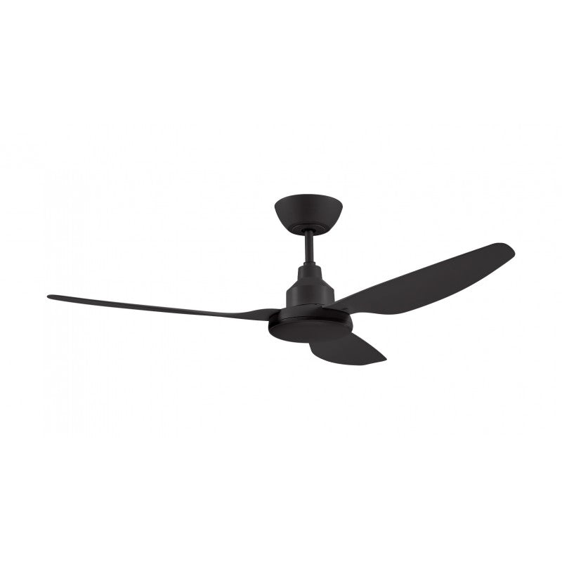 Glacier 48"/1200mm 3 Blade Black DC Motor Glass Fibre Composite Ceiling Fan