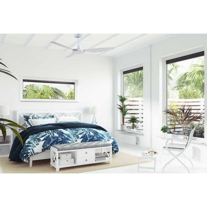 Glacier 48&quot;/1200mm 3 Blade White DC Motor Glass Fibre Composite Ceiling Fan