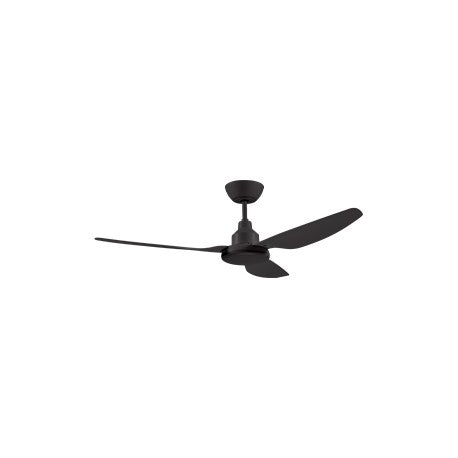 Glacier 52&quot;/1300mm 3 Blade Black DC Motor Glass Fibre Composite Ceiling Fan