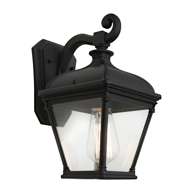 Hotham Black Traditional Coach Lantern Exterior Light