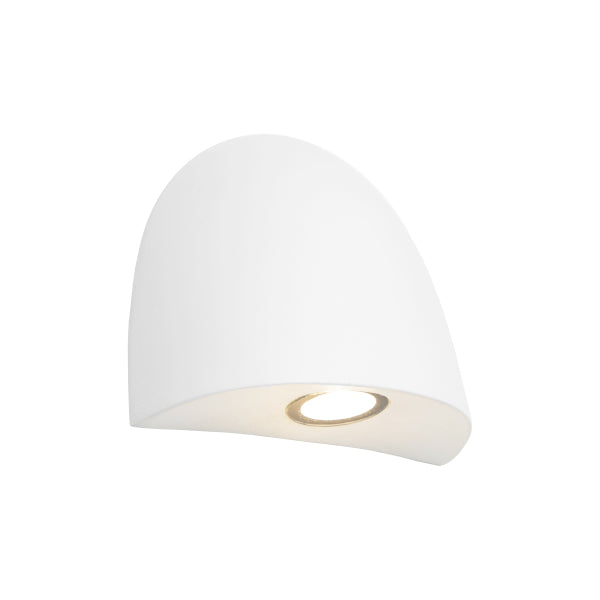 Mora Exterior 1 Light LED Tri-Colour White Wall Light