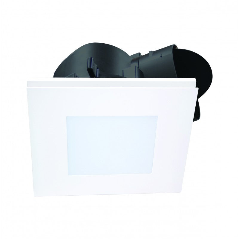 Airbus 200 DC White Square with LED Light Exhaust Fan with 24/7 Mode