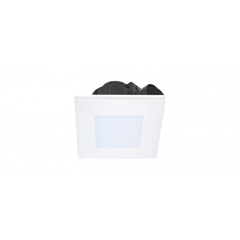 Airbus 200 AC White with LED Light Square Exhaust Fan
