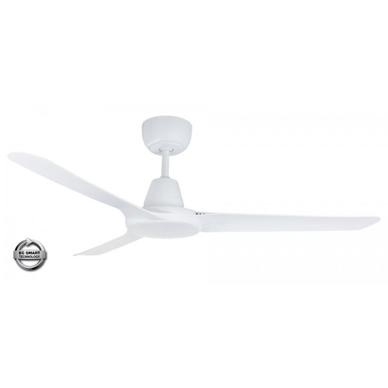 Spyda EC 50"/1250mm 3 Blade White EC Motor with WIFI App Control Ceiling Fan