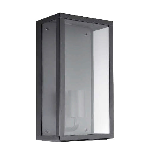 Eltanin 34 Tall Black Box Hamptons Lantern Wall Exterior