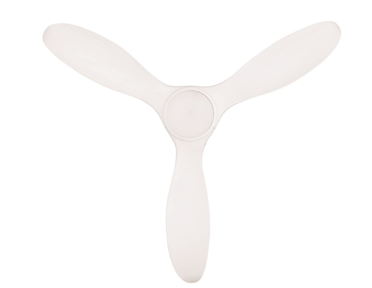 Noosa 52"/132cm White DC Motor Ceiling Fan with LED Light