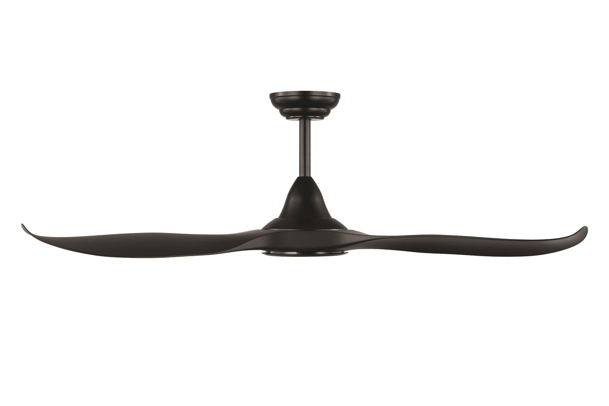 Noosa 60"/152cm Black DC Motor Ceiling Fan with LED Light