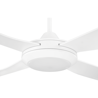 Bondi 48 LED White ABS Blades 122cm AC Motor Ceiling Fan with Light