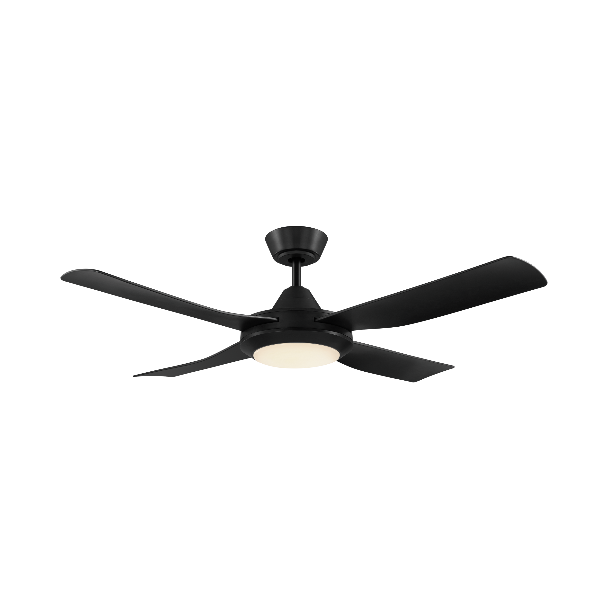 Bondi 48 LED Black ABS Blades 122cm AC Motor Ceiling Fan with Light