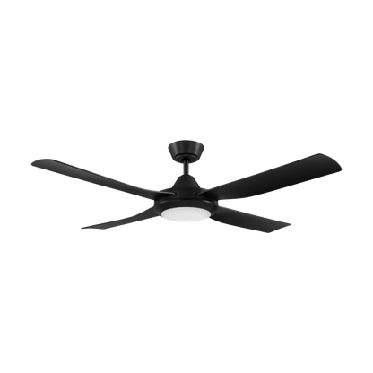 Bondi 52 LED Black ABS Blades 132cm AC Motor Ceiling Fan with Light