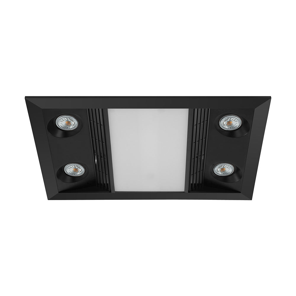 Inferno 3-in-1 Modern Bathroom Heater Black