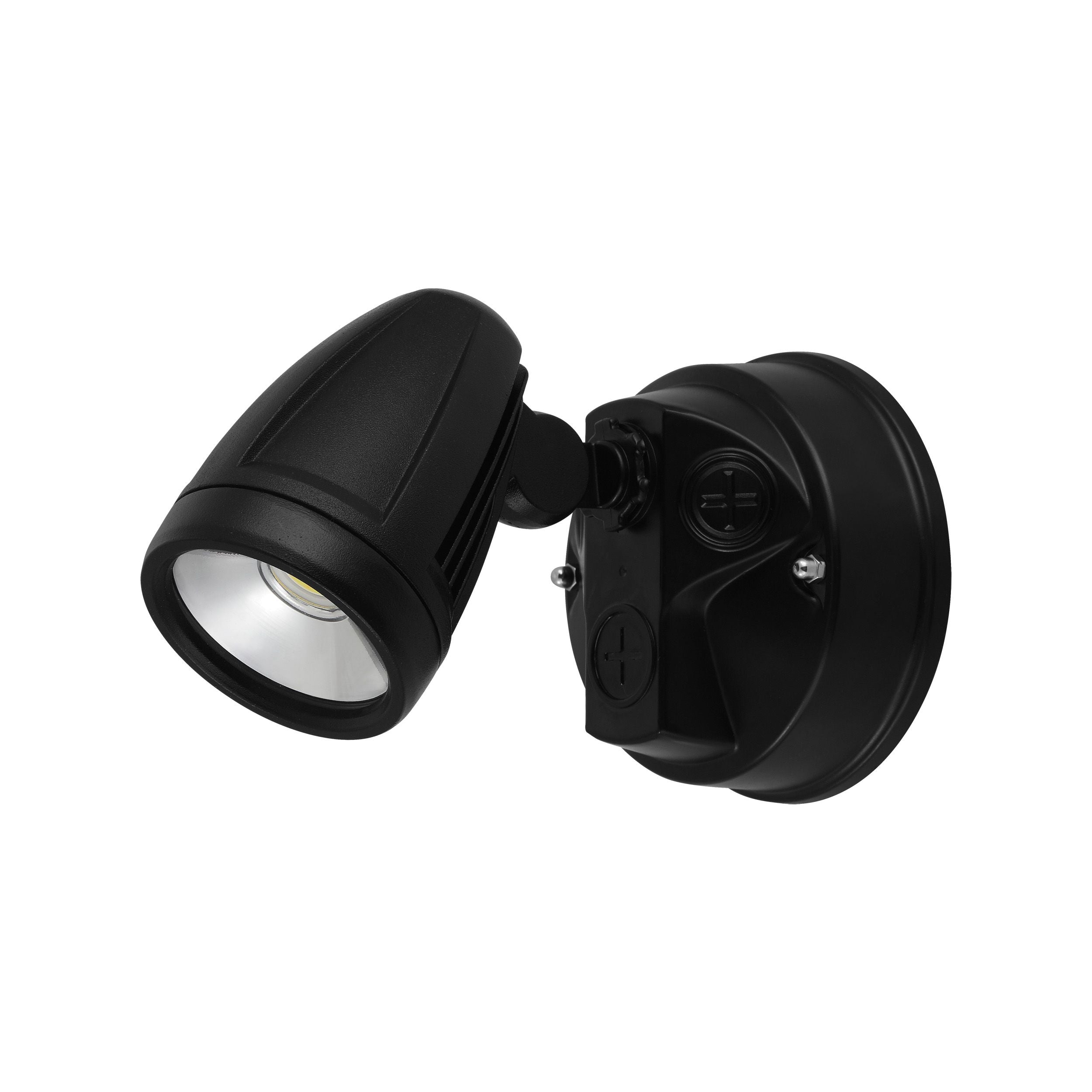 Chopper 1 Light Black Aluminium Exterior Security Spot Light