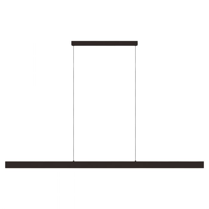 Climene 2 240cm Black Linear Tri-Colour LED Strip Pendant