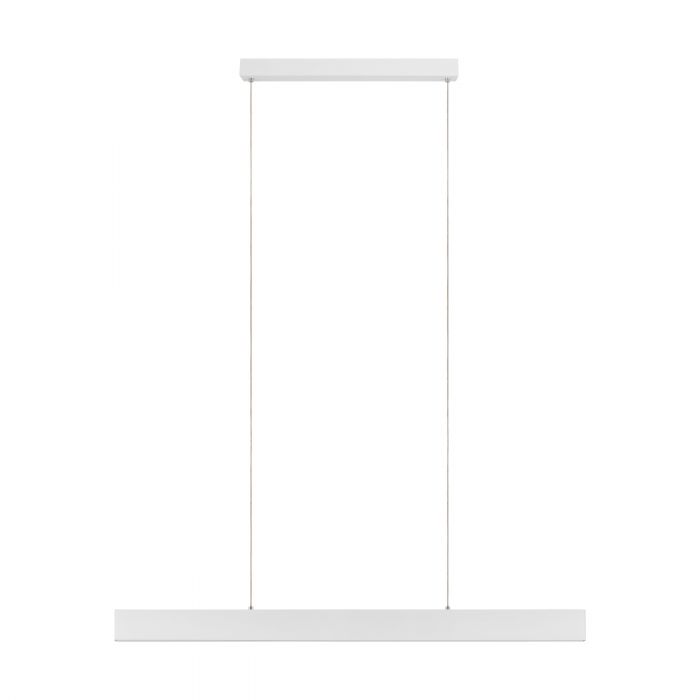 Climene 2 118cm White Linear Tri-Colour LED Strip Pendant
