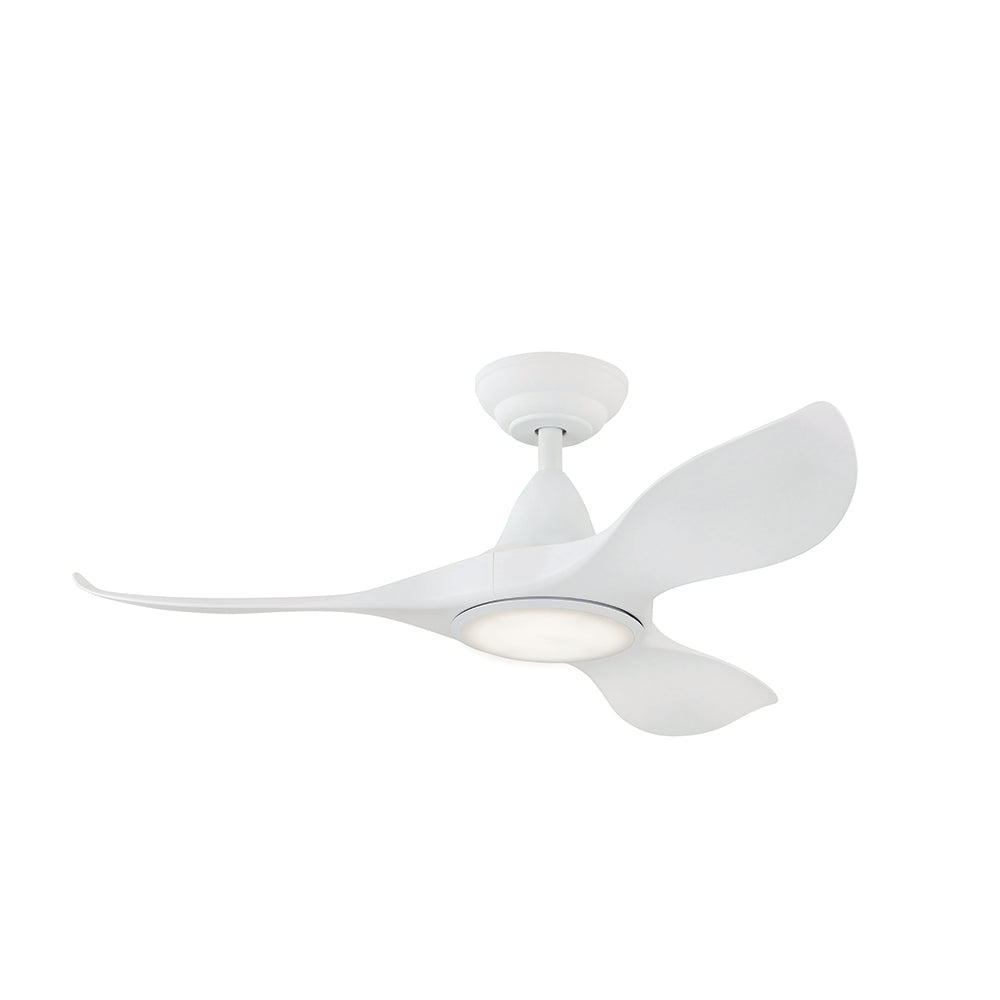 Noosa 40&quot;/102cm White LED Light DC Motor Ceiling Fan