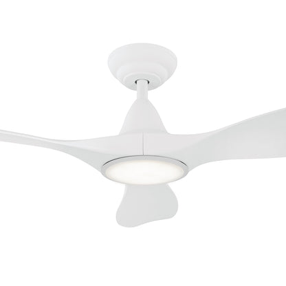 Noosa 40&quot;/102cm White LED Light DC Motor Ceiling Fan