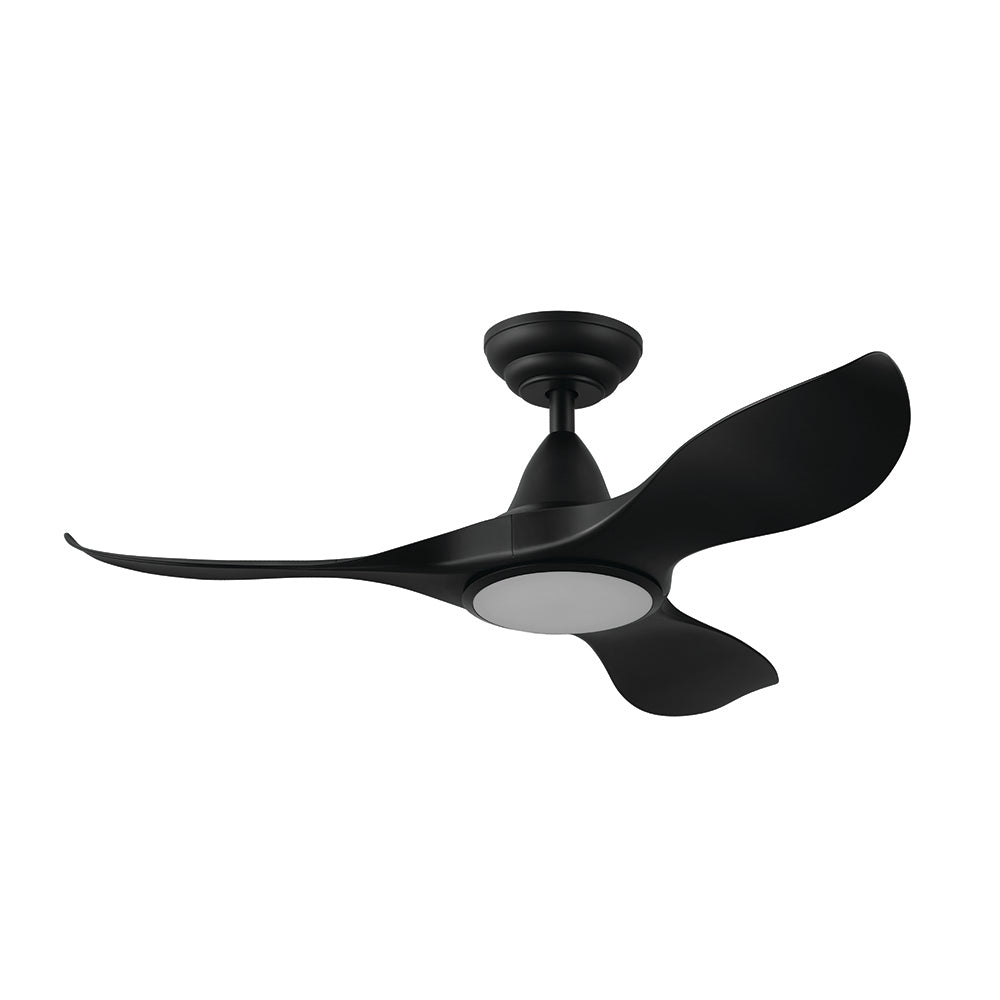 Noosa 40&quot;/102cm Black LED Light DC Motor Ceiling Fan