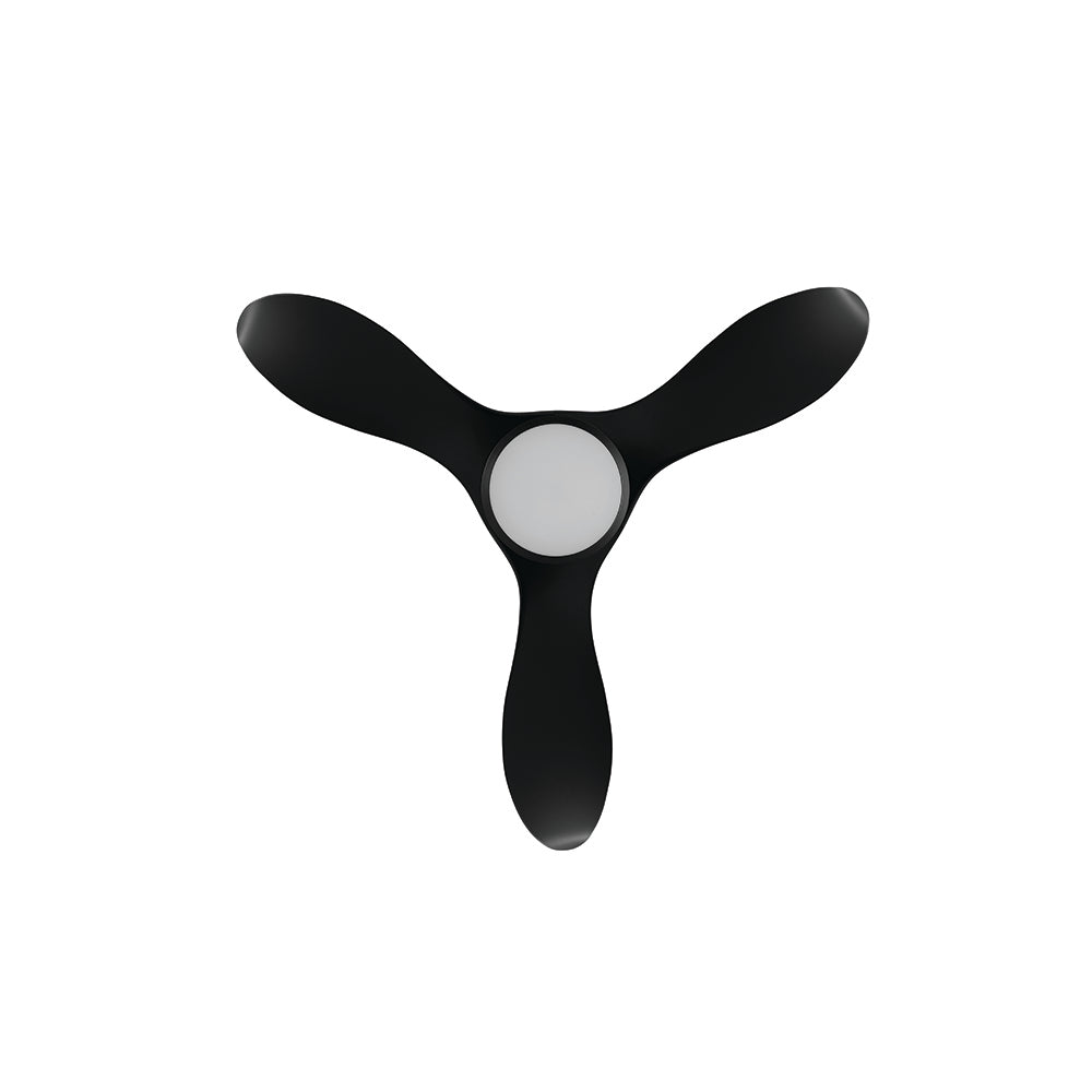 Noosa 40&quot;/102cm Black LED Light DC Motor Ceiling Fan