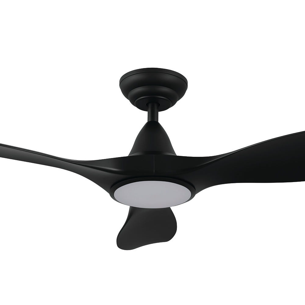 Noosa 40&quot;/102cm Black LED Light DC Motor Ceiling Fan