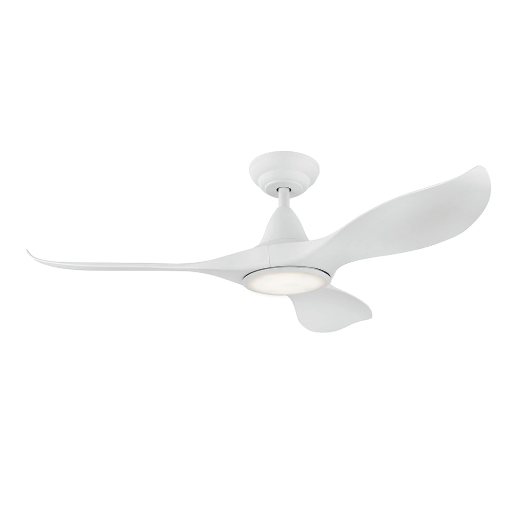 Noosa 46&quot;/117cm White LED Light DC Motor Ceiling Fan