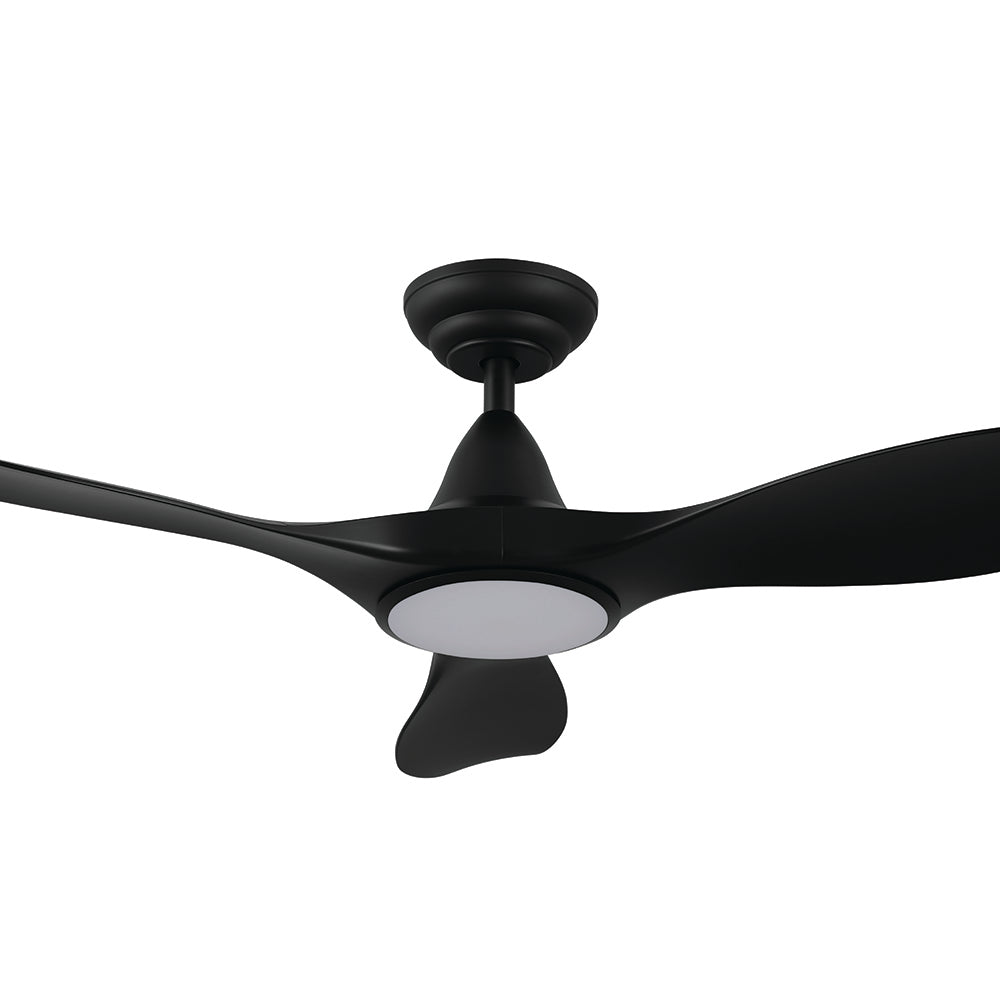 Noosa 46"/117cm Black LED Light DC Motor Ceiling Fan