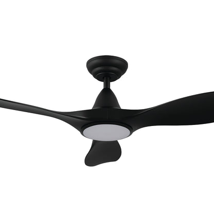 Noosa 46&quot;/117cm Black LED Light DC Motor Ceiling Fan