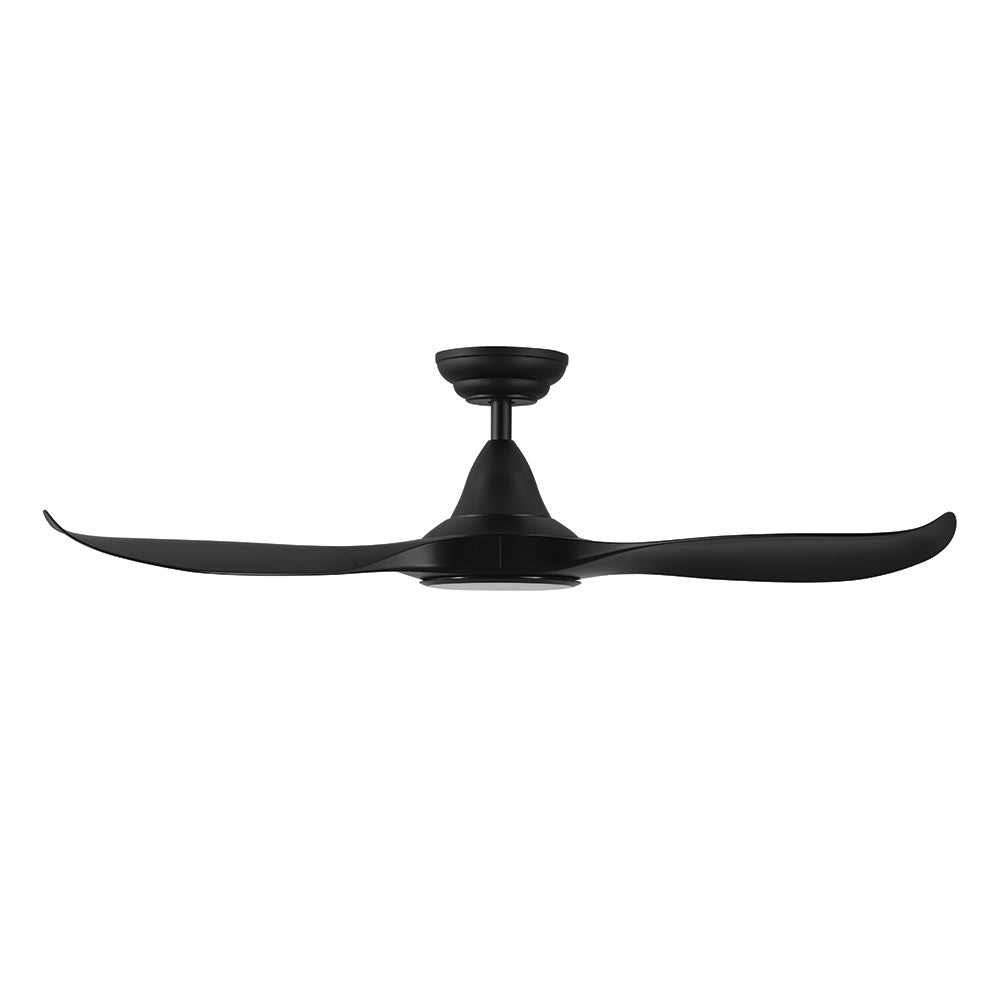 Noosa 46"/117cm Black LED Light DC Motor Ceiling Fan