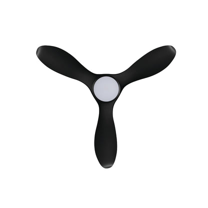 Noosa 46&quot;/117cm Black LED Light DC Motor Ceiling Fan
