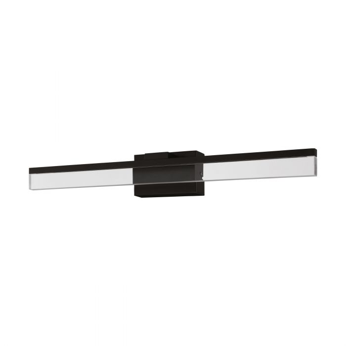 Palmital 595mm Black Tri-Colour LED Modern Vanity Light