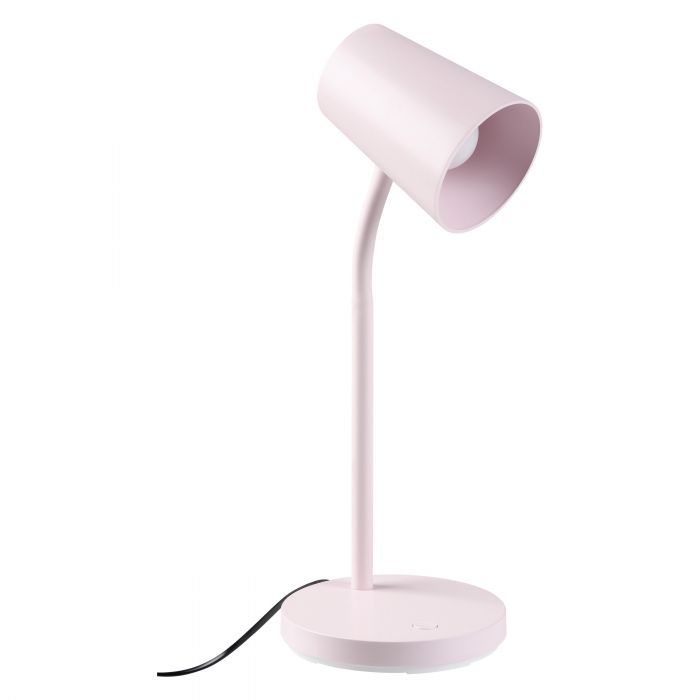 Jasper Table Lamp Pastel Pink Modern Desk Task Lamp