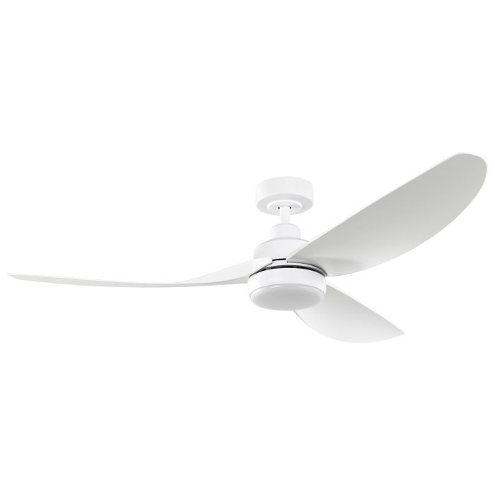Torquay 56&quot;/1422mm 3 Blade White with LED Light DC Motor ABS Ceiling Fan