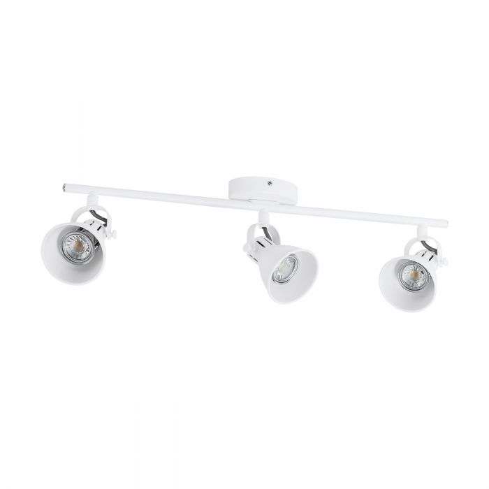 Seras White 3 Light Modern Industrial GU10 Spotlight