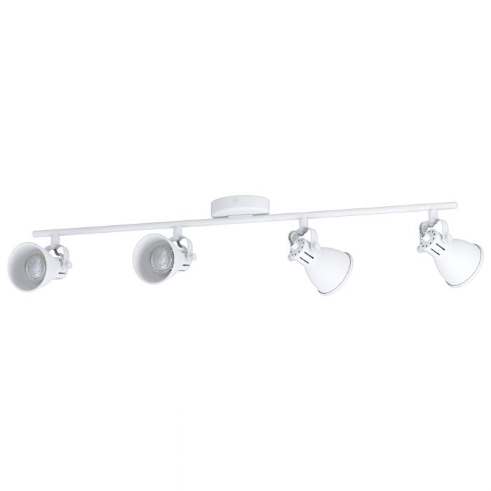 Seras White 4 Light Modern Industrial GU10 Spotlight