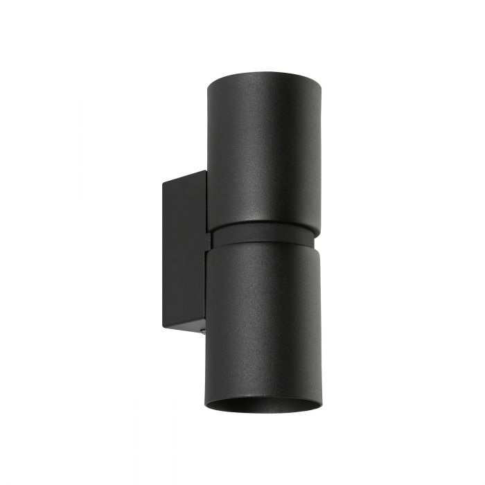 Passa Black 2 Light Up and Down Modern Indoor Wall Light