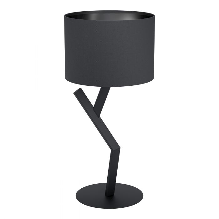 Balnario Black and Black Contemporary 1 Light Table Lamp